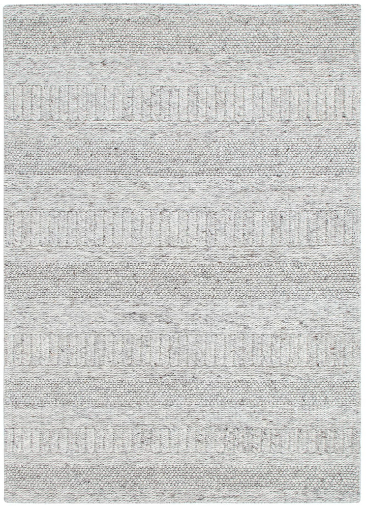 Privilege 002 Wool Rug Grey