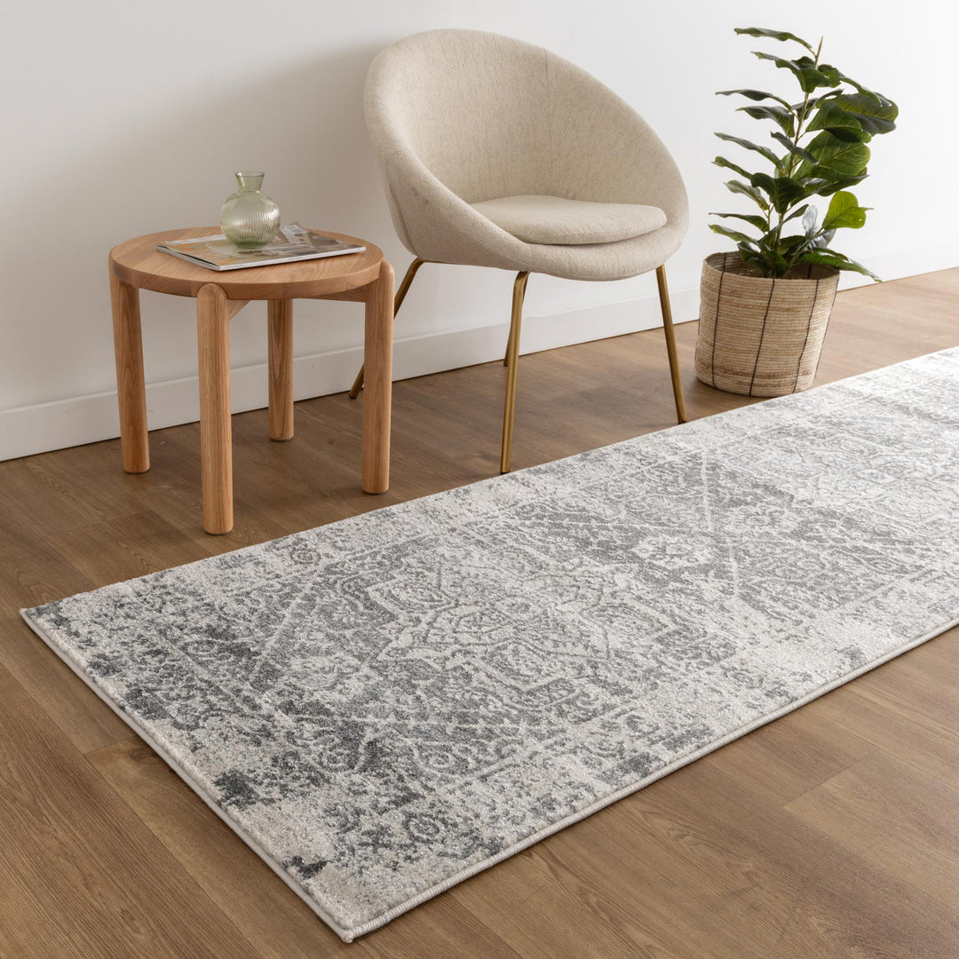 Delicate Audrey Ivory & Grey Rug - DEL20