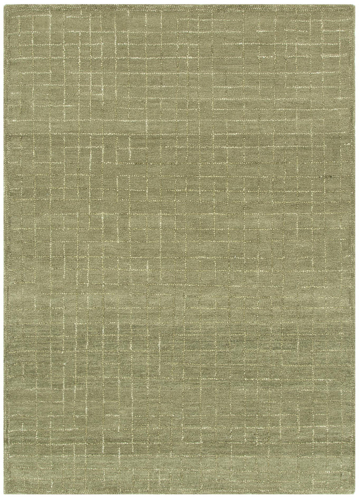 Abasco Green Knitted Wool Rug