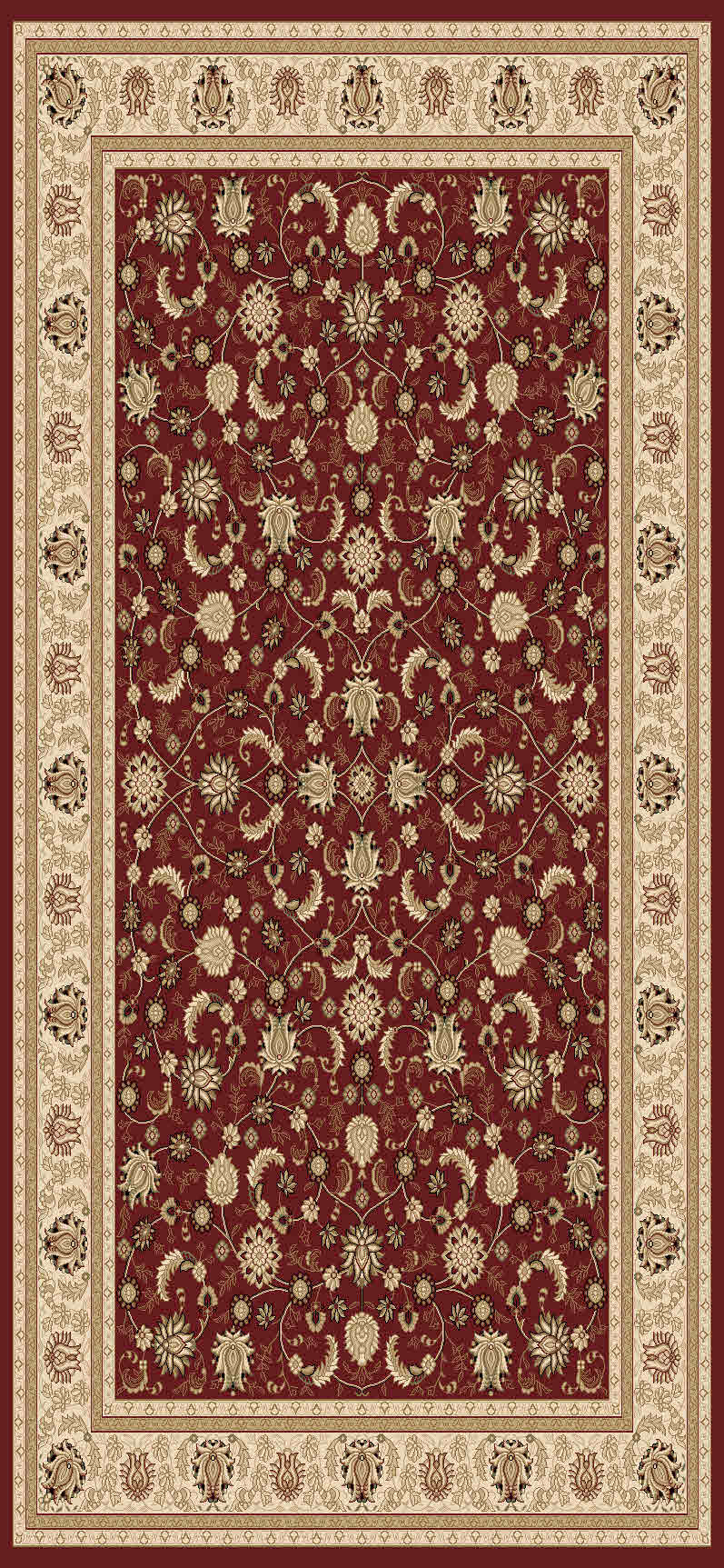 ISFAHAN 12679 RED (010)
