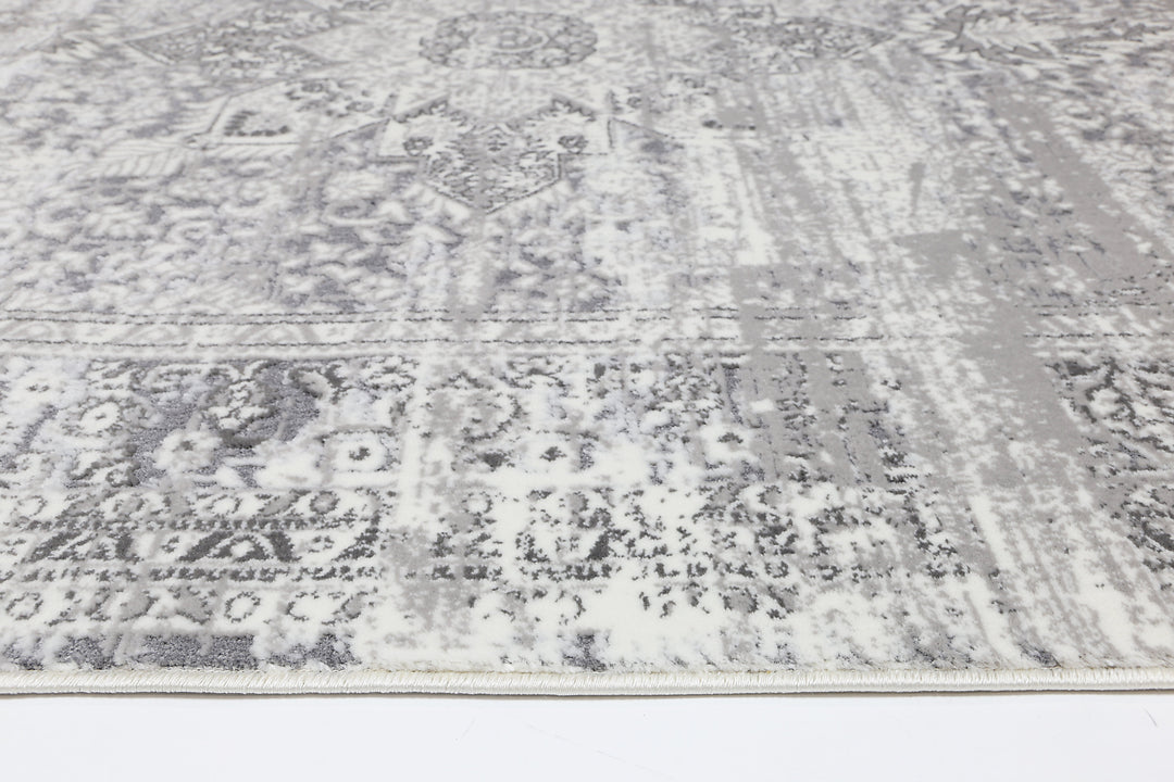 Bohemian Paradise Medalion Grey Rug - 06GREY