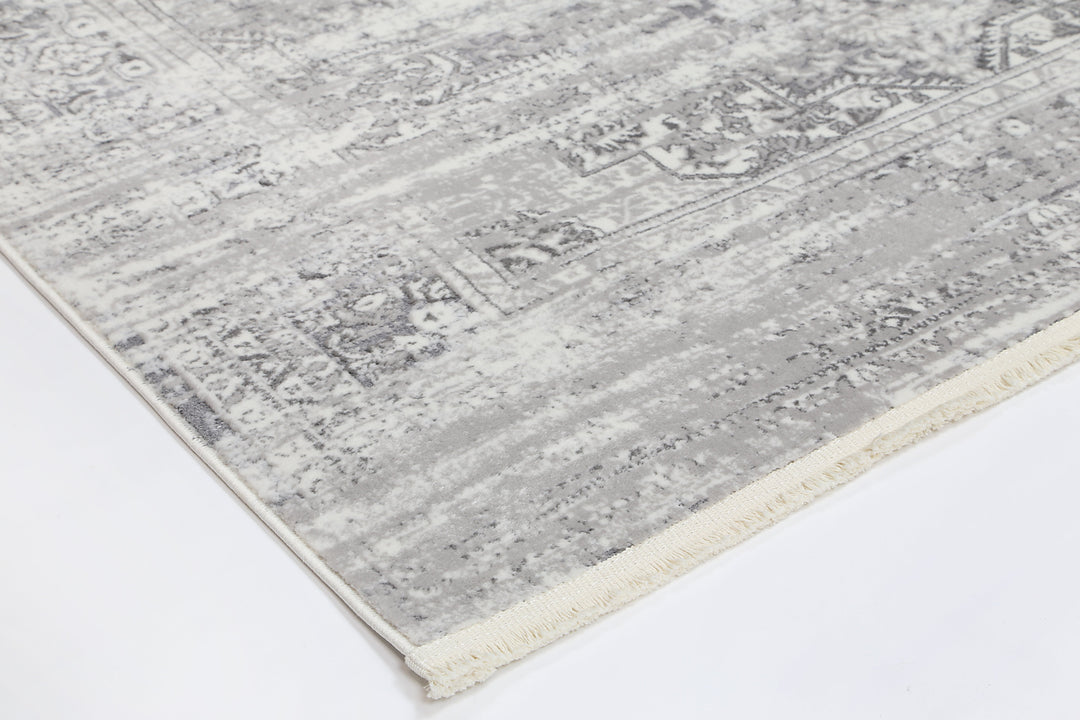 Bohemian Paradise Medalion Grey Rug - 06GREY