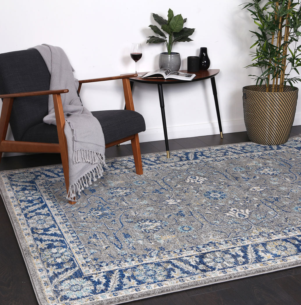 Delicate Royale Blue Rug - DELI05