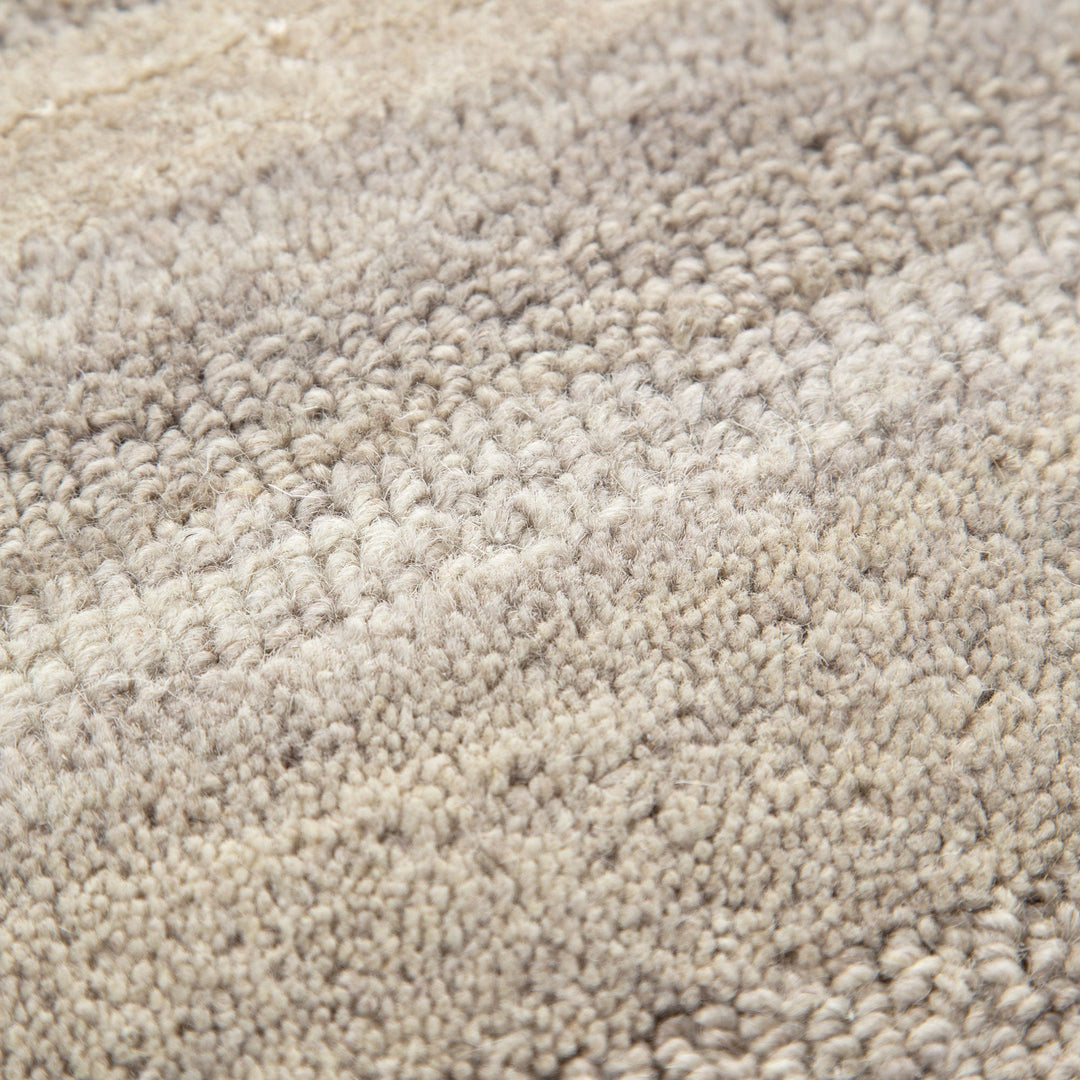 Les Nomades Linear Beige Wool Rug - LES16