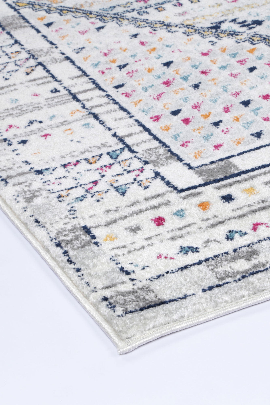 Provence Toulon Grey Tribal Rug - 017