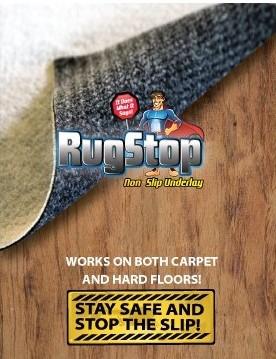 Rug - Stop Non-Slip Underlay - Soft and Hard Flooring