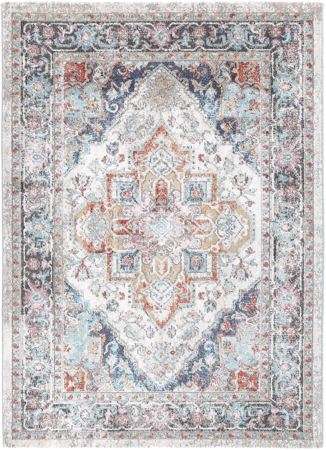 Salsa Yanet Ivory & Multi Rug - SALS05