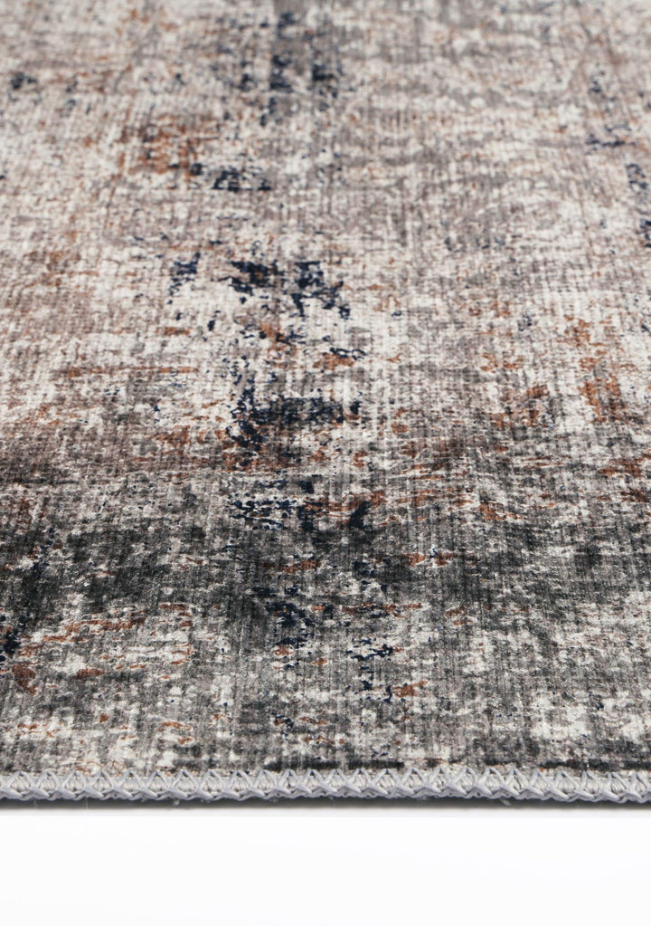 Vintage Crown Elizabeth Ash & Beige Distressed Vintage Rug